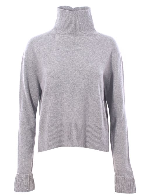 Collo alto platinum con paillettes FABIANA FILIPPI | MAD224F517I9188132